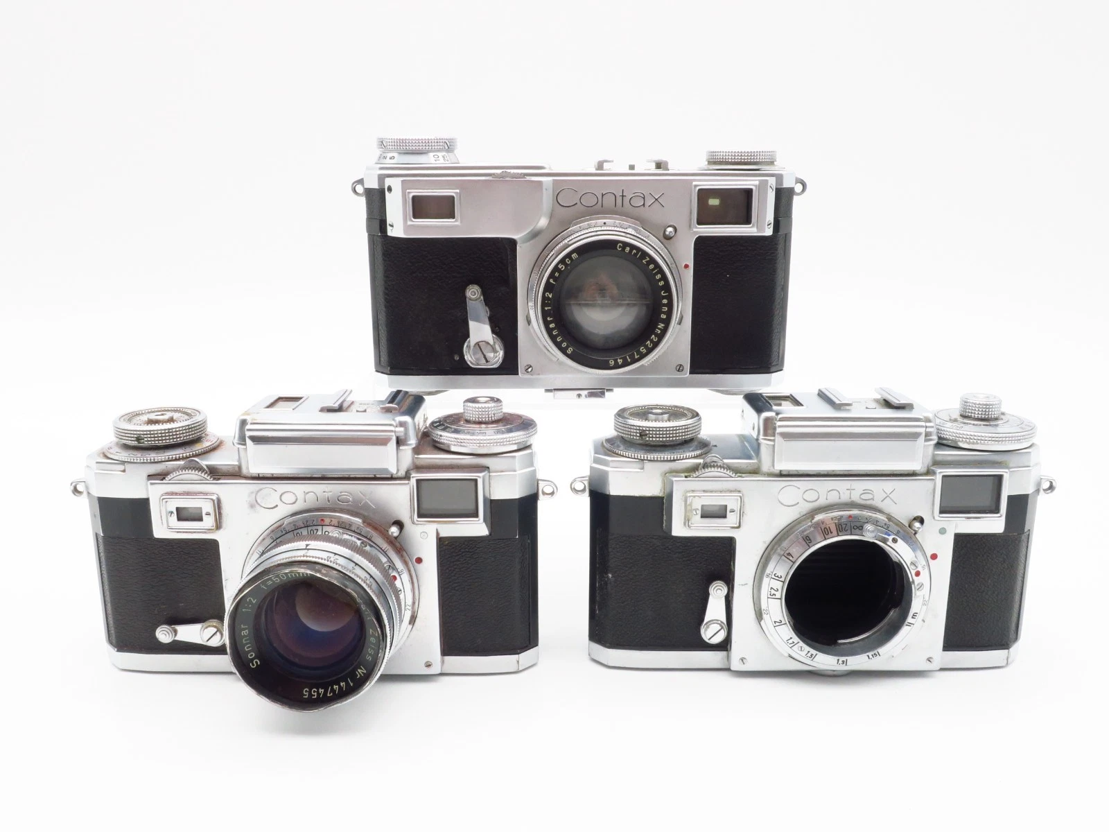 Klassische Contax Messsucherkameras